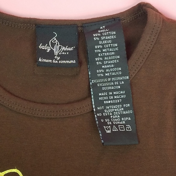 Authentic Vintage Y2K Baby Phat Girl's Long Sleeve Shirt Size 4T - Picture 5 of 5